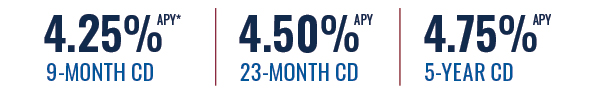 Auto 5.49% APR Boat and RV 6.29 APR Home Equity 6.00%